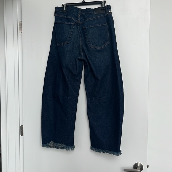 Citizens Of Humanity Dark Blue Wide-Leg Jeans - Picture 13 of 15